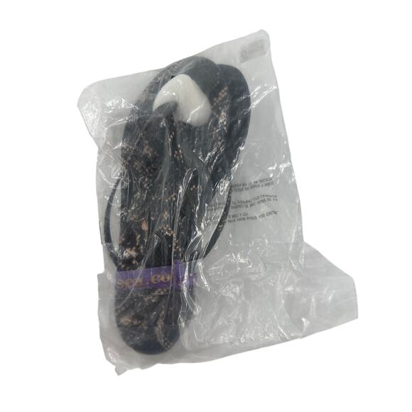 Solei Sea Women's Brown Snake Indie Flip Flop Sandals Size 9 - Picture 5 of 8